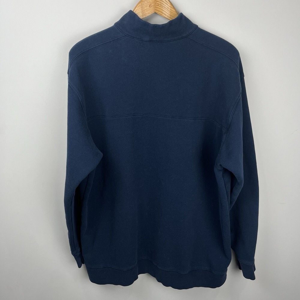 Columbia Hart Mountain Half Zip Shirt Long Sleeve Navy Blue Pullover Men's XXL - Picture 2 of 16